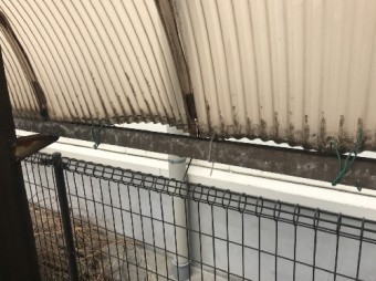 福山市宝町駐輪場屋根写真
