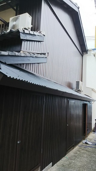 波トタン工事後写真