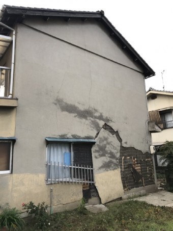 野上町外壁調査写真1