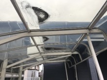 福山市明王台カーポート屋根修理写真