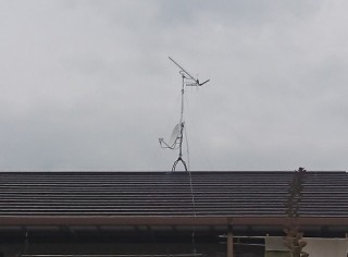 修理後のアンテナ