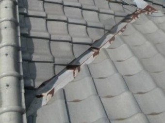 谷板金の錆