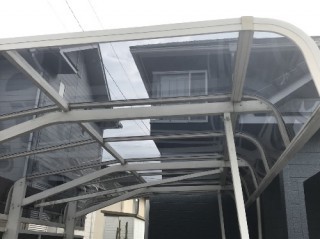 カーポート屋根工事後写真