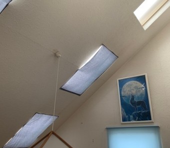 室内から見た天窓