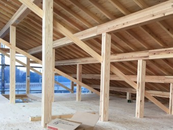 小屋組 小屋裏