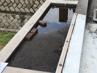 玄関ポーチ上