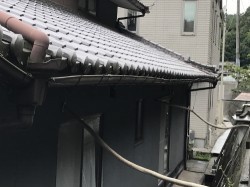 軒樋の歪み