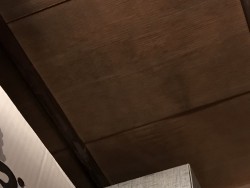 天井雨漏り痕