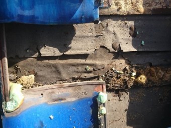雨漏り箇所の状況
