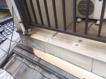 縦樋下部