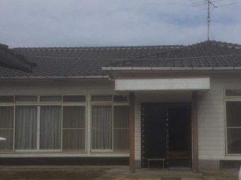 瓦屋根遠景