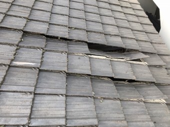 セメント瓦屋根雨漏り