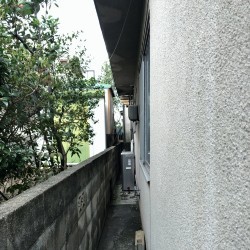 足場架け前