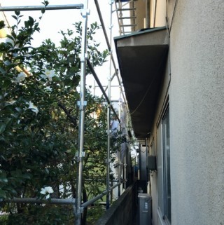 足場架け工事