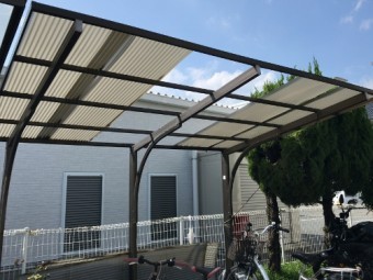 駐輪場波板屋根