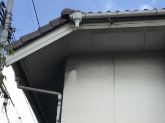 雨樋破損部撤去