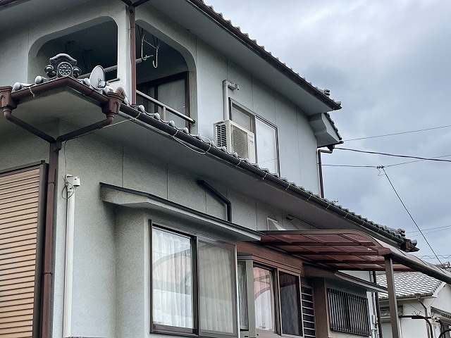 福山市で雨樋の交換工事をさせて頂いたW様