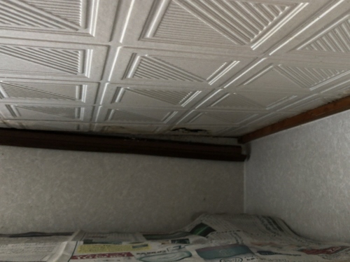 福山市空き家瓦屋根調査室内への雨漏り