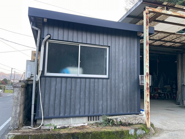 外壁全面の仕上げと統一感のある外観へ