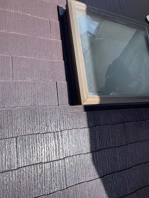 天窓側面の板金納まり