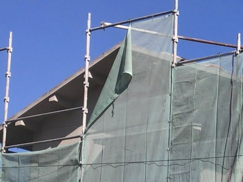 福山市での屋根リフォーム工事事例を紹介【瓦屋根・板金屋根】瓦撤去後