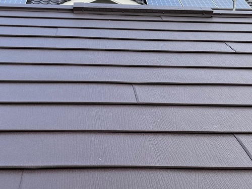 尾道市のカバー工法でIG工業スーパーガルテクトを採用した屋根カバー工事アフター