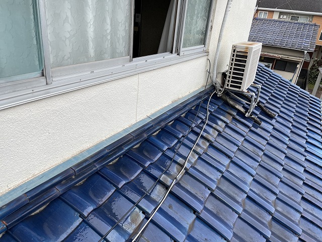 雨漏りがしている瓦屋根