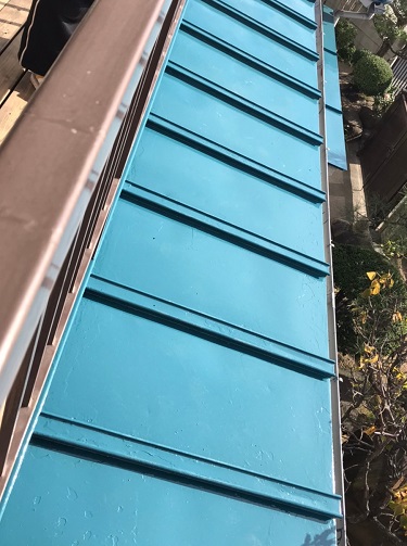 福山市住宅ベランダ板金屋根塗装工事後の評判の声