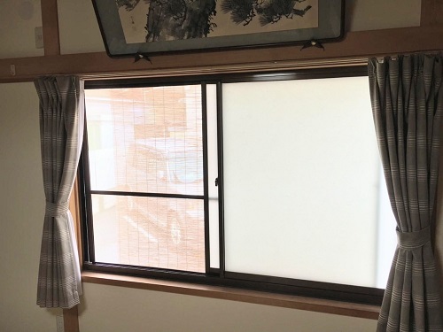 福山市にてLIXILリクシル『インプラス』で簡単窓リフォーム！西日で暑い部屋