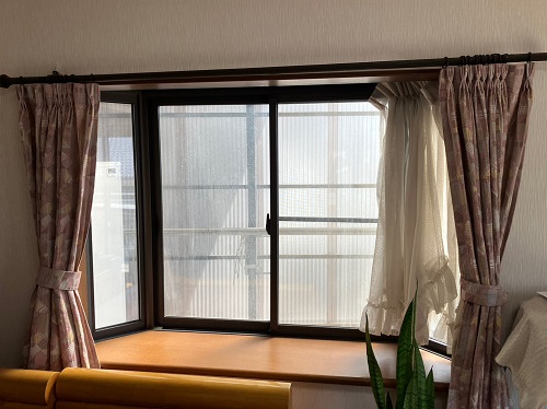 福山市にて住宅省エネ2023キャンペーン『先進的窓リノベ事業』を活用した窓リフォームで採寸内窓