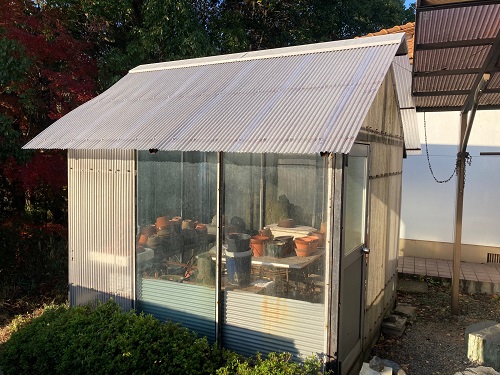 尾道市にて強風被害に遭ったビニールハウスを火災保険利用で屋根工事アフター