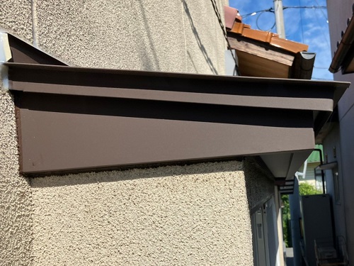 福山市住宅窓の庇屋根リフォーム工事完工
