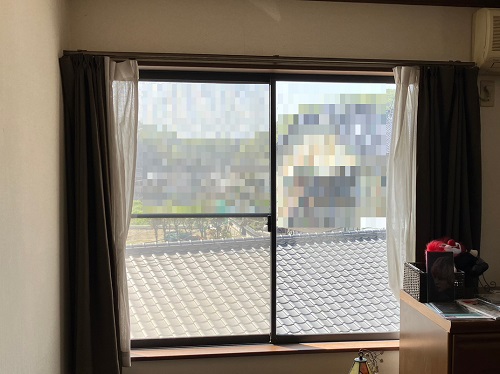福山市にて住宅省エネ2023キャンペーン『先進的窓リノベ事業』を活用した窓リフォームで採寸断熱効果二重サッシ