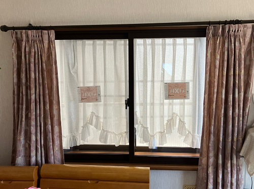 福山市先進的窓リノベ事業の補助金を活用した内窓リフォーム工事遮熱ガラスの内窓設置工事後