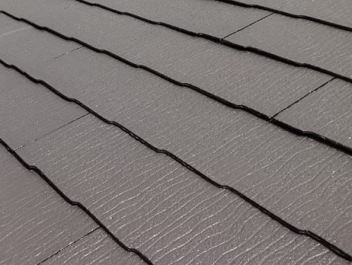 尾道市スレート屋根雨漏り診断塗装後縁切りが不十分な屋根