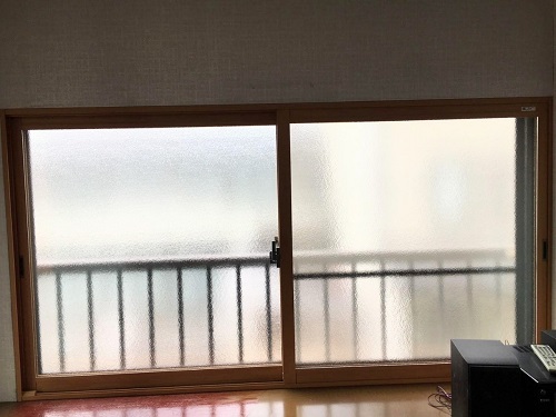 福山市で二重サッシ内窓（二重窓）設置工事にLIXILリクシル『インプラス』アフター